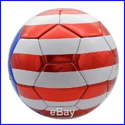 USA Soccer Ball with American Flag Official Size No. 5 (WHOLESALE BULK LOT OPTION)