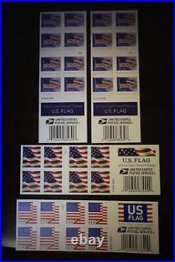 USA Usps New Forever Stamp Sheet Lot Elvis, Dogs, Flowers American Flag