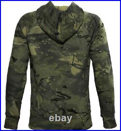 Under Armour Men's LARGE Project Rock Veteran's Day USA Camo Pullover Hoodie NEW