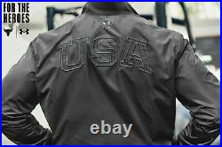 Under Armour Project Rock x Freedom Veteran's Day Men's S-XXL Bomber Jacket NEW