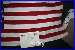 VINTAGE 13 STAR'76 AMERICAN FLAG FLOWN OVER U. S. CAPITOL 7/2/1977 withCertificate