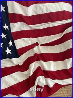 VTG EUC 1959 49 STAR Valley Forge 5X9 1/2 ft Bunting U. S. AMERICAN FLAG