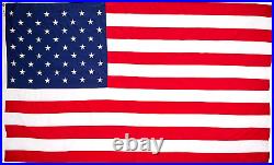 Valley Forge American Flag 100% Made in the USA 5' X 8' Ft Koralex II 2-Pl