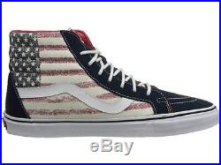 Vans SK8-Hi Mens Hi Top Shoes NEW Size 8.5 11 Americana USA Flag AMERICA Merica