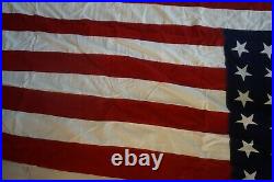 Vintage 48 STAR AMERICAN U. S. FLAG 1912-1959 Rare Original WWII World War II Era