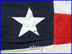 Vintage 48 Sewn Star & Stripe Valley Forge US Flag WWI/WWII Era American USA F