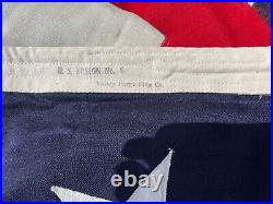 Vintage 48 Star U. S. American Flag HUGE 8 1/2ft. Valley Forge Flag Company