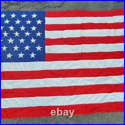 Vintage 49 Star U. S. American Flag 5' X 9 1/2 ft. Valley Forge Flag Company New