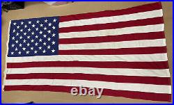 Vintage 49 Star U. S. American Flag 9.5' X 5' Valley Forge Flag Company RARE