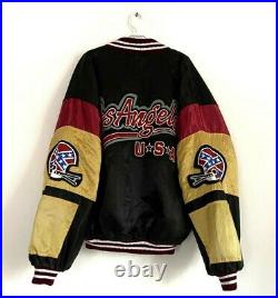 Vintage 70s NFL Los Angeles Raiders LAR Varsity Jacket Made in England Size L