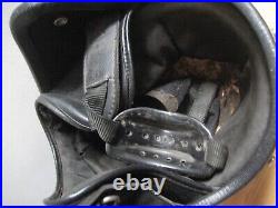 Vintage American Flag Easy Rider Motorcycle Helmet USA Rough Interior LSI 4150