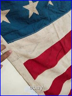 Vintage American flag USA United States 48 stars large size item953