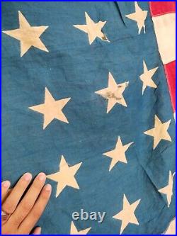Vintage American flag USA United States 48 stars large size item953