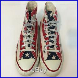 Vintage Converse All Star American Flag Shoes Size 7.5 Men U. S. A. Rare