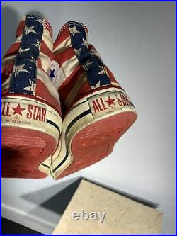 Vintage Converse Chuck Taylor All Star American Flag High Top Men's 10.5 MadeUSA