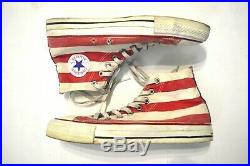 Vintage Converse Chuck Taylor American Flag Made In USA Size 9