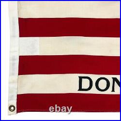 Vintage Cotton Flag American First Navy Jack USA Don't Tread On Me Snake Stripe