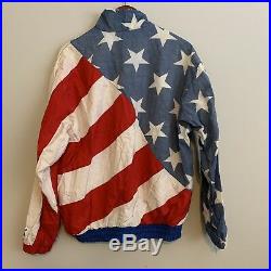 Vintage Starter USA Olympic Team Jacket Windbreaker American Flag RARE Supreme