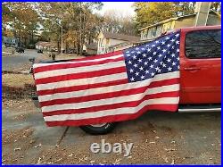 Vintage US FLAG 5x9 ft. American USA United States Flag 5ft x 9ft- US Made