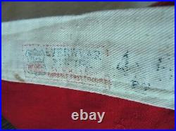 Vintage USA Flag Bunting Dettras Flag Co, 4'x6', Cotton, & 2 CSA Civil War Flg