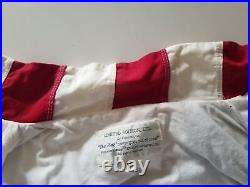 Vintage USA american flag pieced red white blue Americana Jacket XL 1993