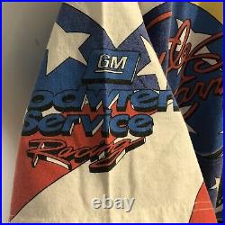 Vtg 1996 Dale Earnhardt American USA Flag All Over Print Men's T-Shirt XL Rare