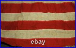 WWII Era 48 Star United States 32 x 60 American Flag USA, Error in Stitching