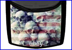 Wall of American Flag Bright Skulls Truck Car Graphic Decal USA