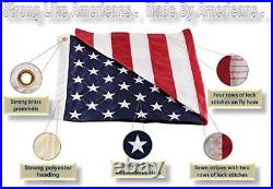 Wilbork American Flag 100% Made in USA Strong Like Americans Made by Amer